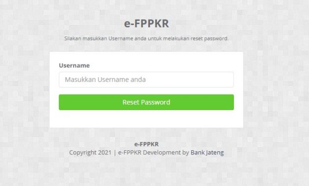 lupa password internet banking Bank Jateng